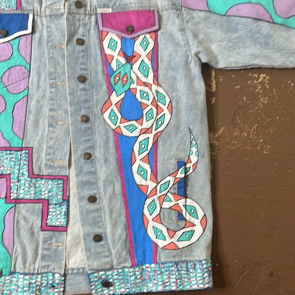 Vintage 90’s denim jacket - Picture 6 of 16